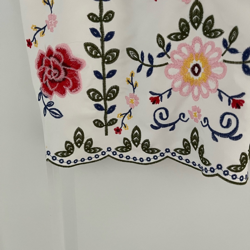Gianni Bini Embroidered Floral Dress